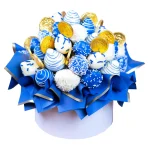 Шляпная коробка Аквамарин